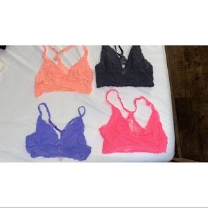 PINK Bralettes